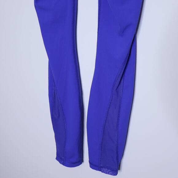 LULULEMON Train Times 7/8 Pant 25" Blazer Blue Mesh Training Active Women's 2 - Picture 7 of 9